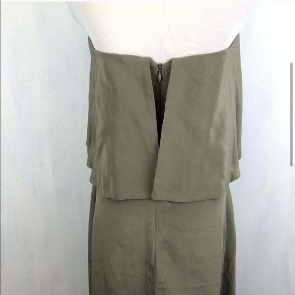 Zimmerman Silk Strapless Layered Midi Dress XS - Picture 3 of 8